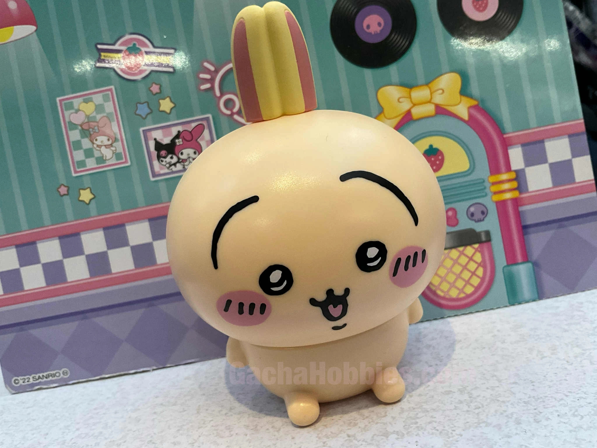 Movie Statue PVC Display Capchara Chiikawa and Friends Usagi Big Head Figure (In-stock)