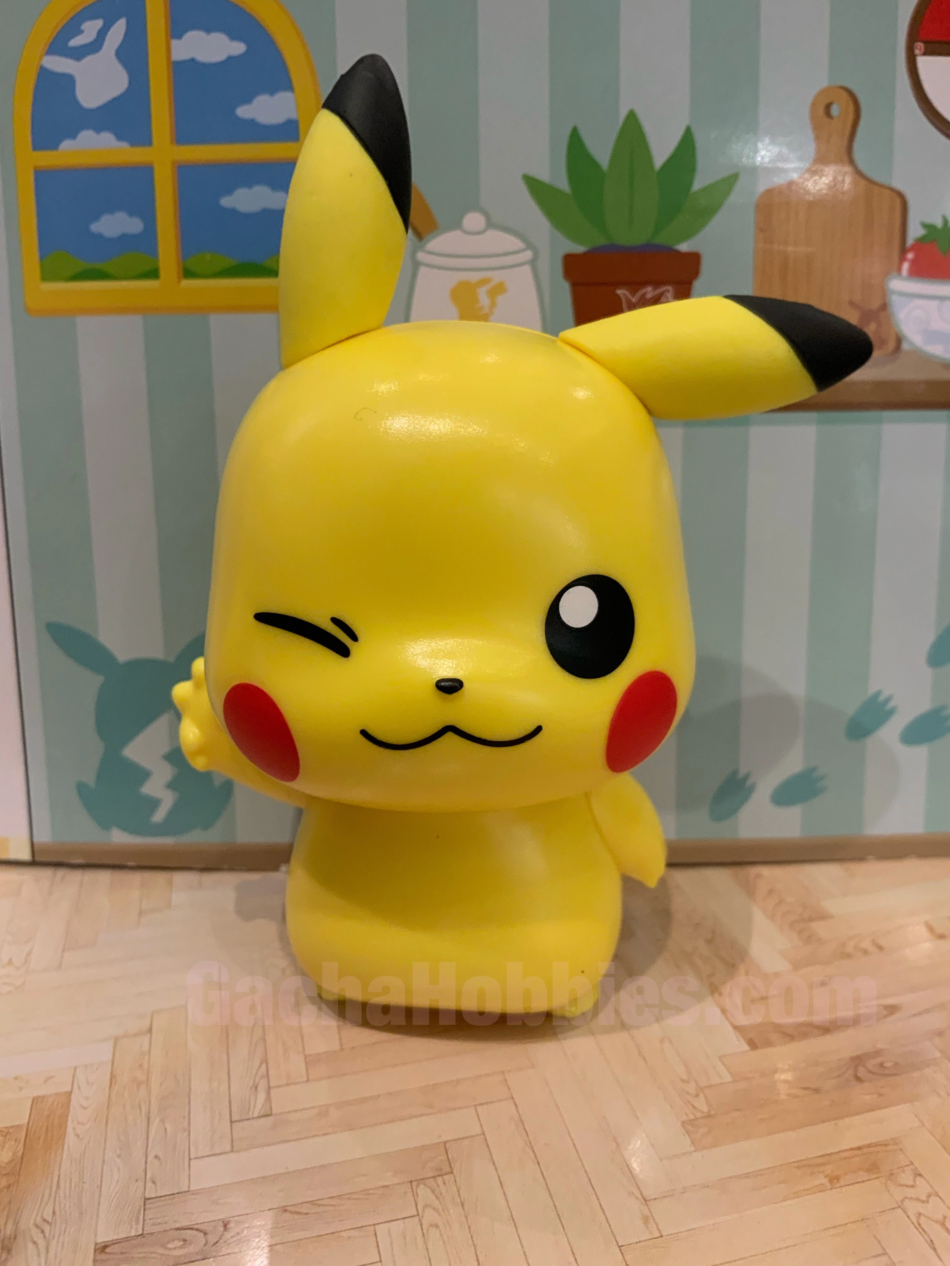 Free Shipping Capchara Pokemon Pikachu Big Head Figure Vol.13 4 Pieces Set (In-stock)