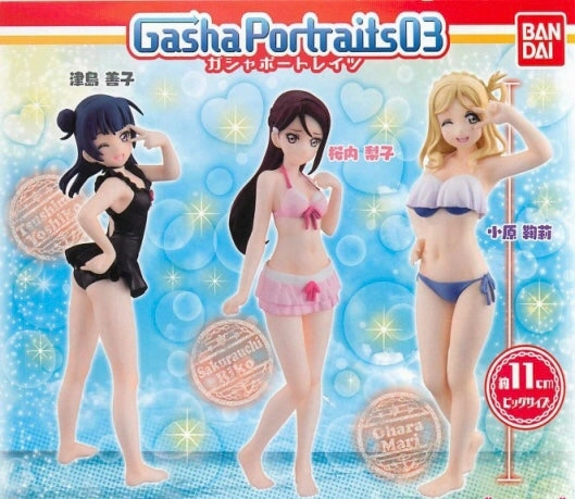 Limited Display Love Live! Gasha Portraits Character Figures Vol.3 3 Pieces Set (In-stock)