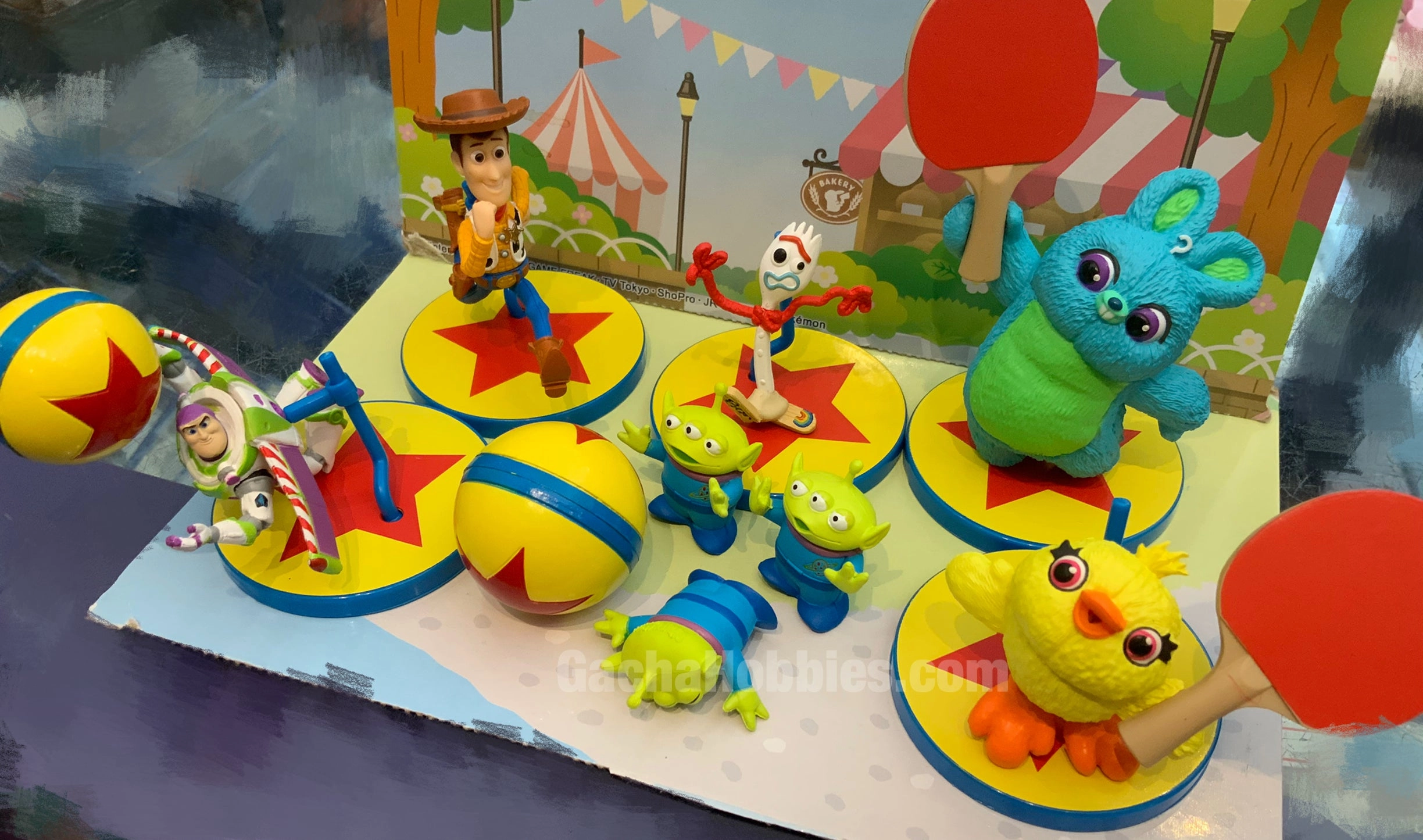 Disney Toy Story 4 Toys in Sports Figure 6 Pieces Set (In-stock) Character Product Action Unit