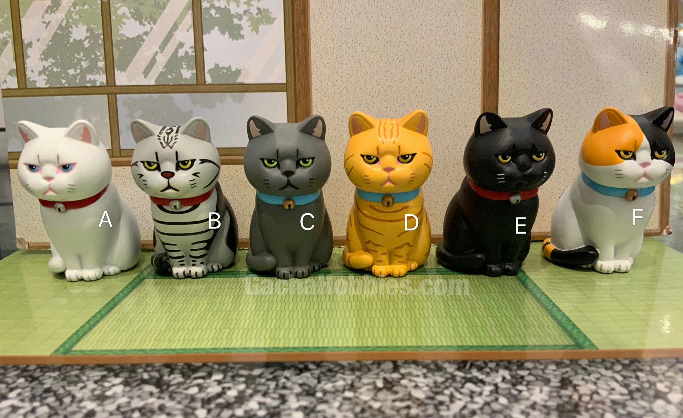 Cat in Paper Bag Figure 6 Pieces Set (In-stock) Birthday gift