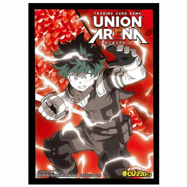 UNION ARENA "My Hero Academia" Official Card Sleeve Collectible Article CAD Design