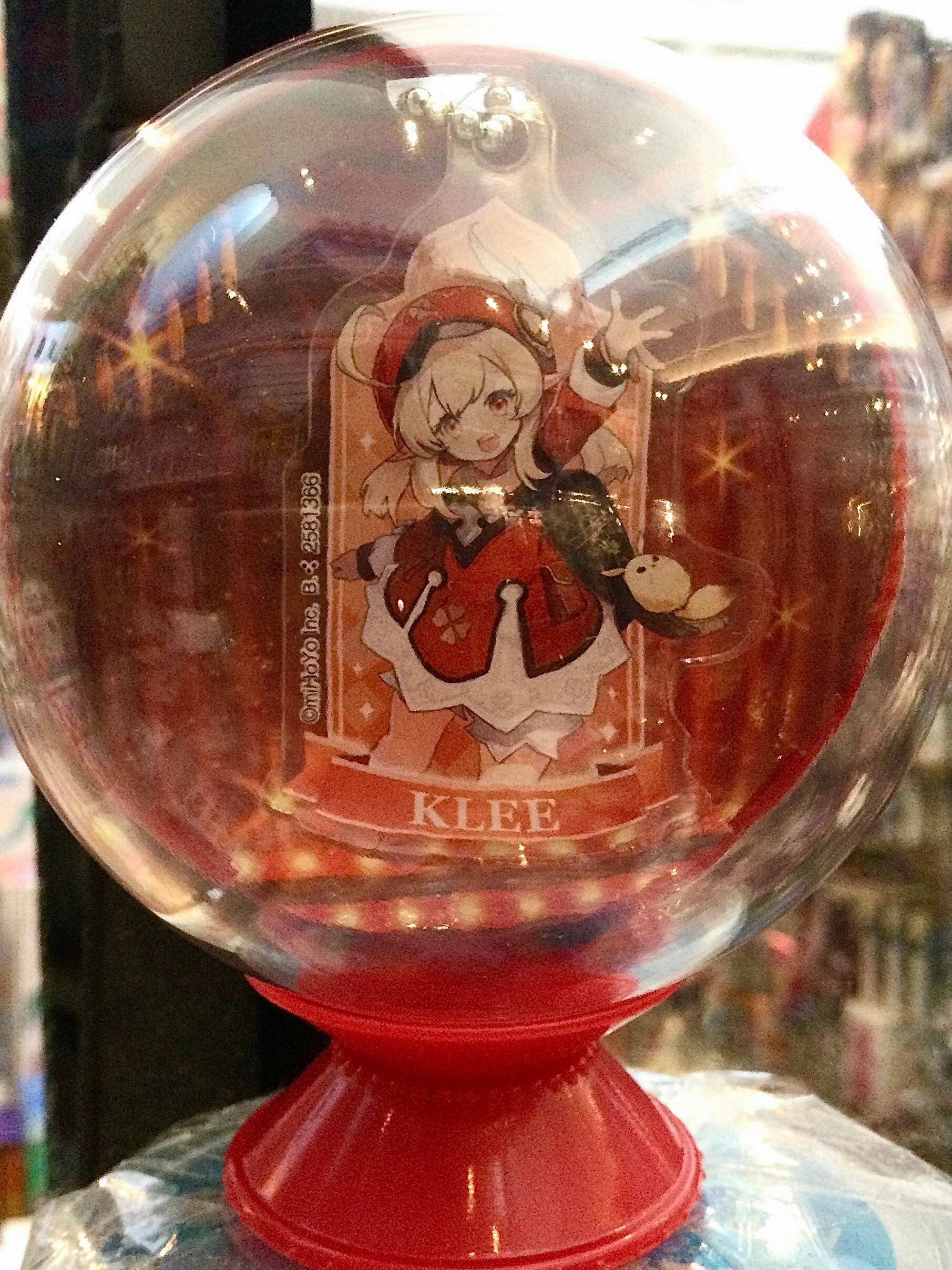 Character Keychain Display Case with Background 5 Pieces Set (In-stock) Character Product Desktop Decor