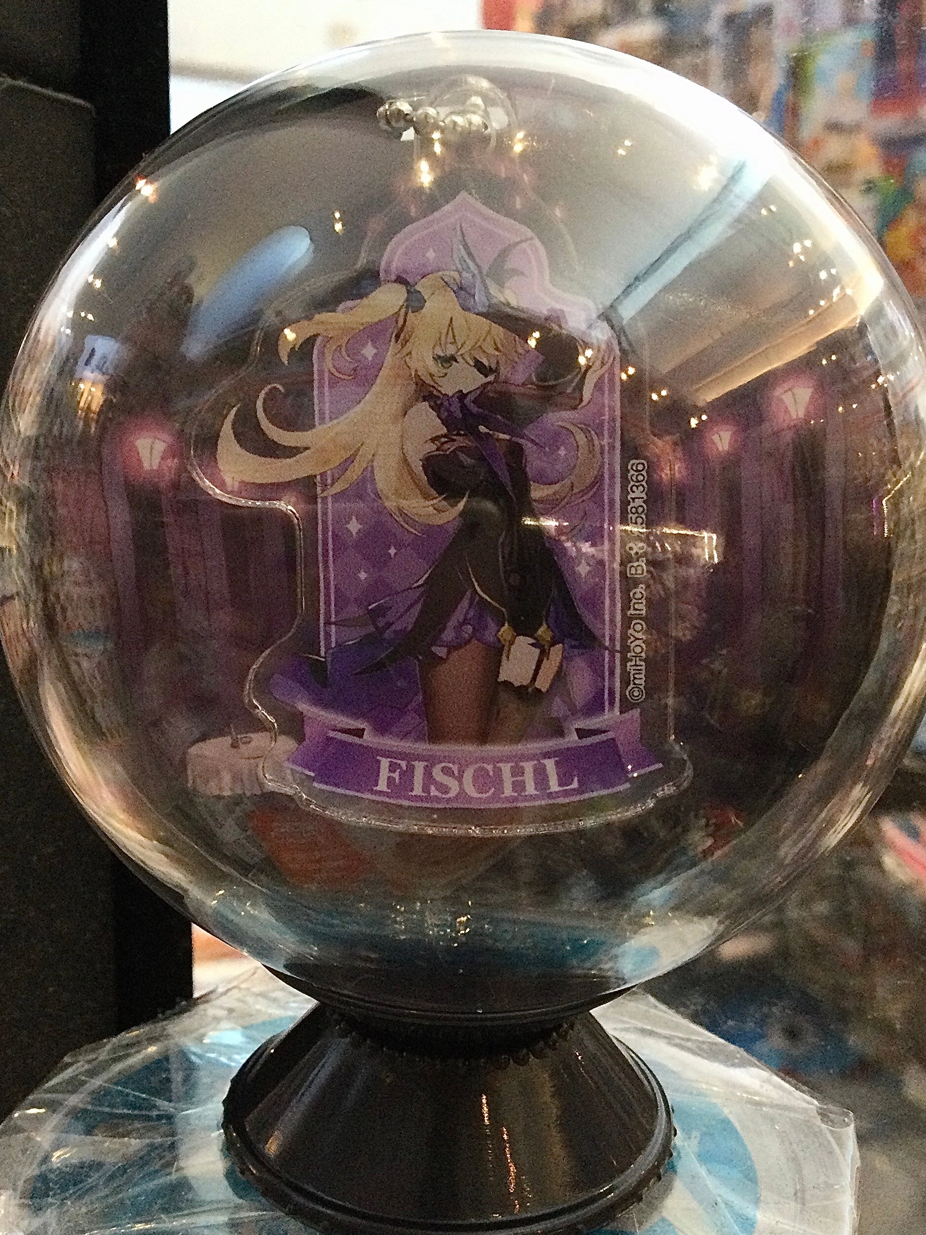 Fan Vote Character Keychain Display Case with Background 5 Pieces Set (In-stock)