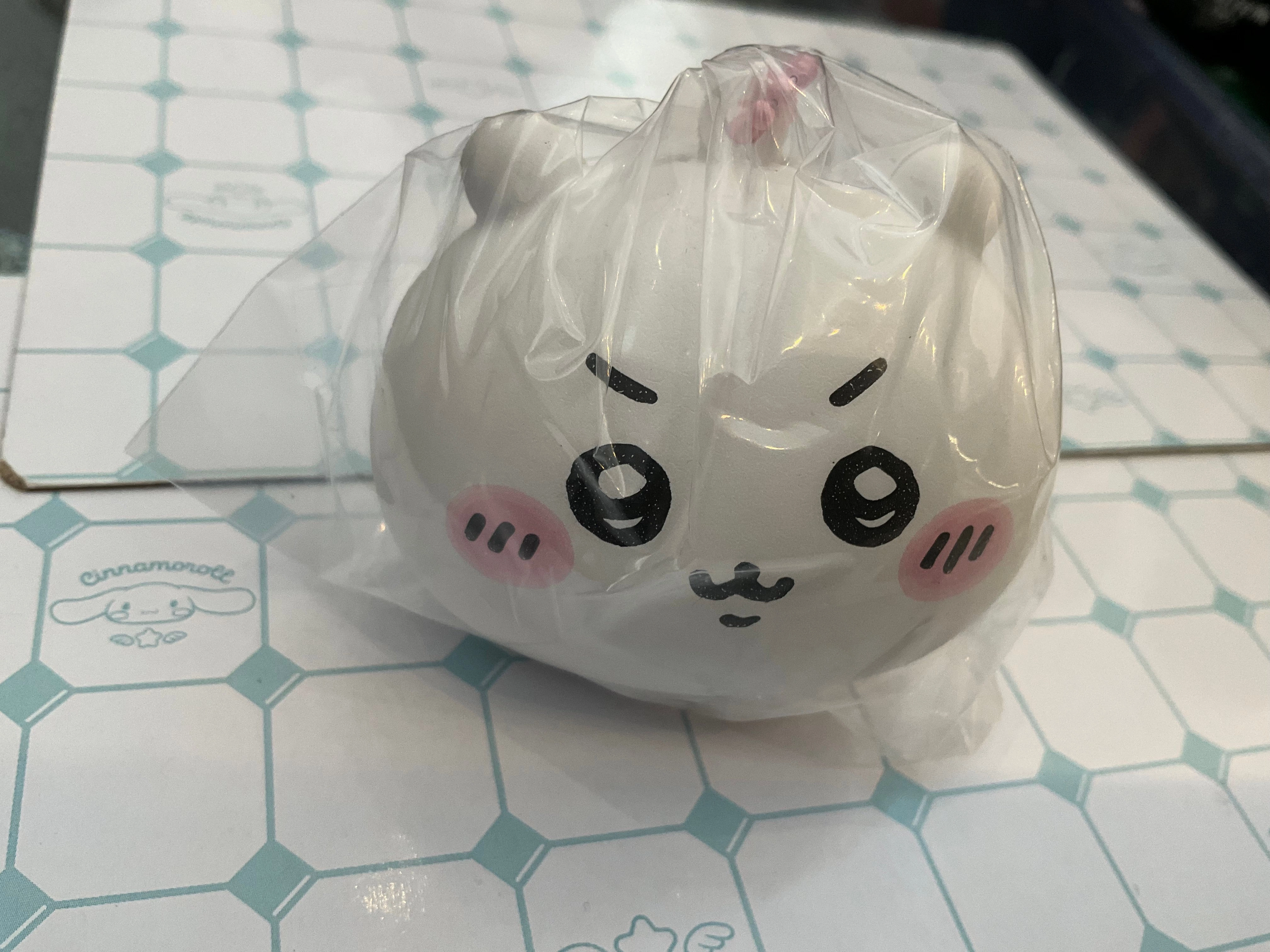 Action Hero Robot Art Chiikawa and Friends Chiikawa Head Squishy Keychain 5 Pieces Set (In-stock)