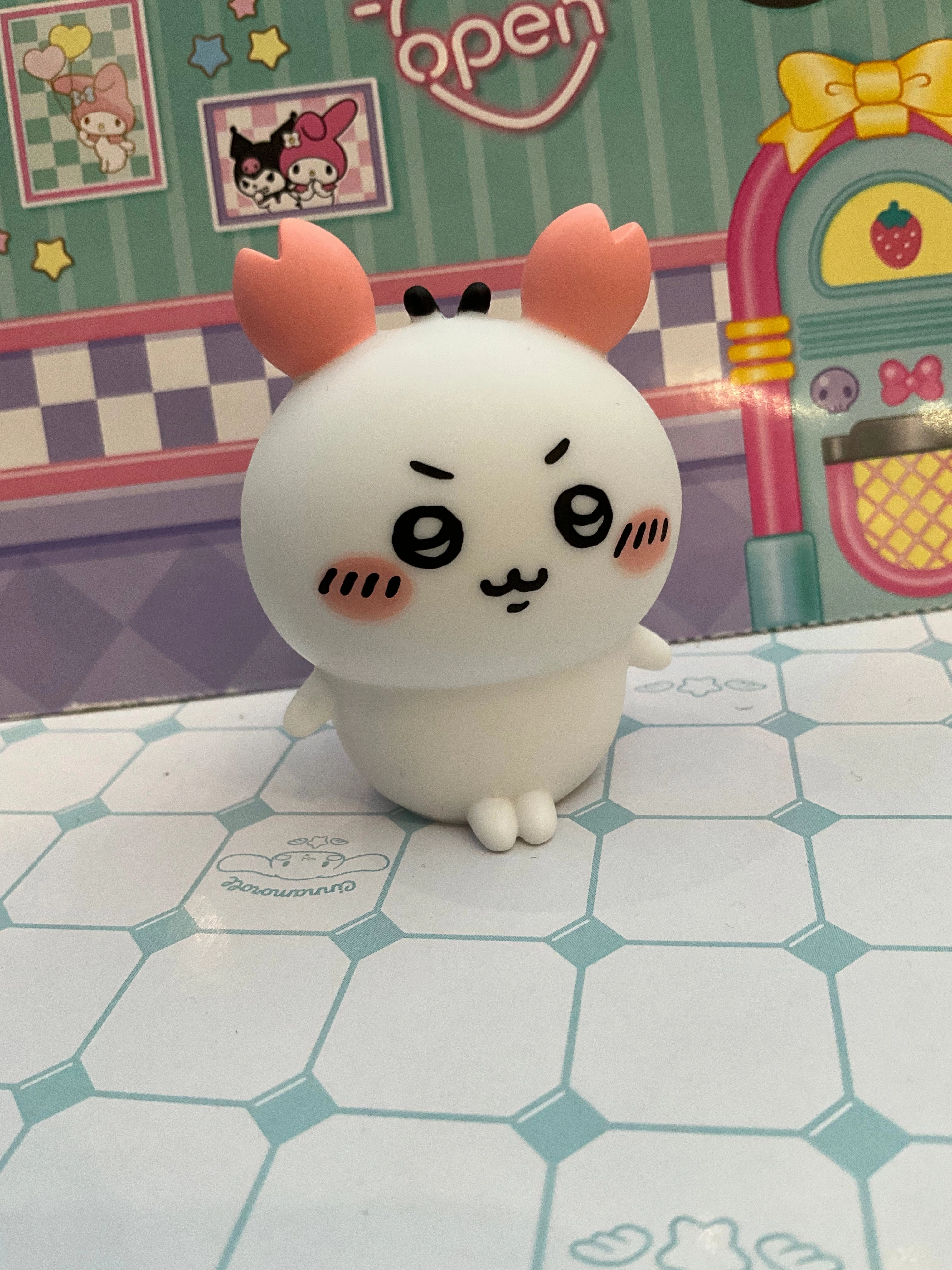 Chiikawa and Friends Crab Headband Vinyl Figure 6 Pieces Set (In-stock) Gift Idea Character Sculpture