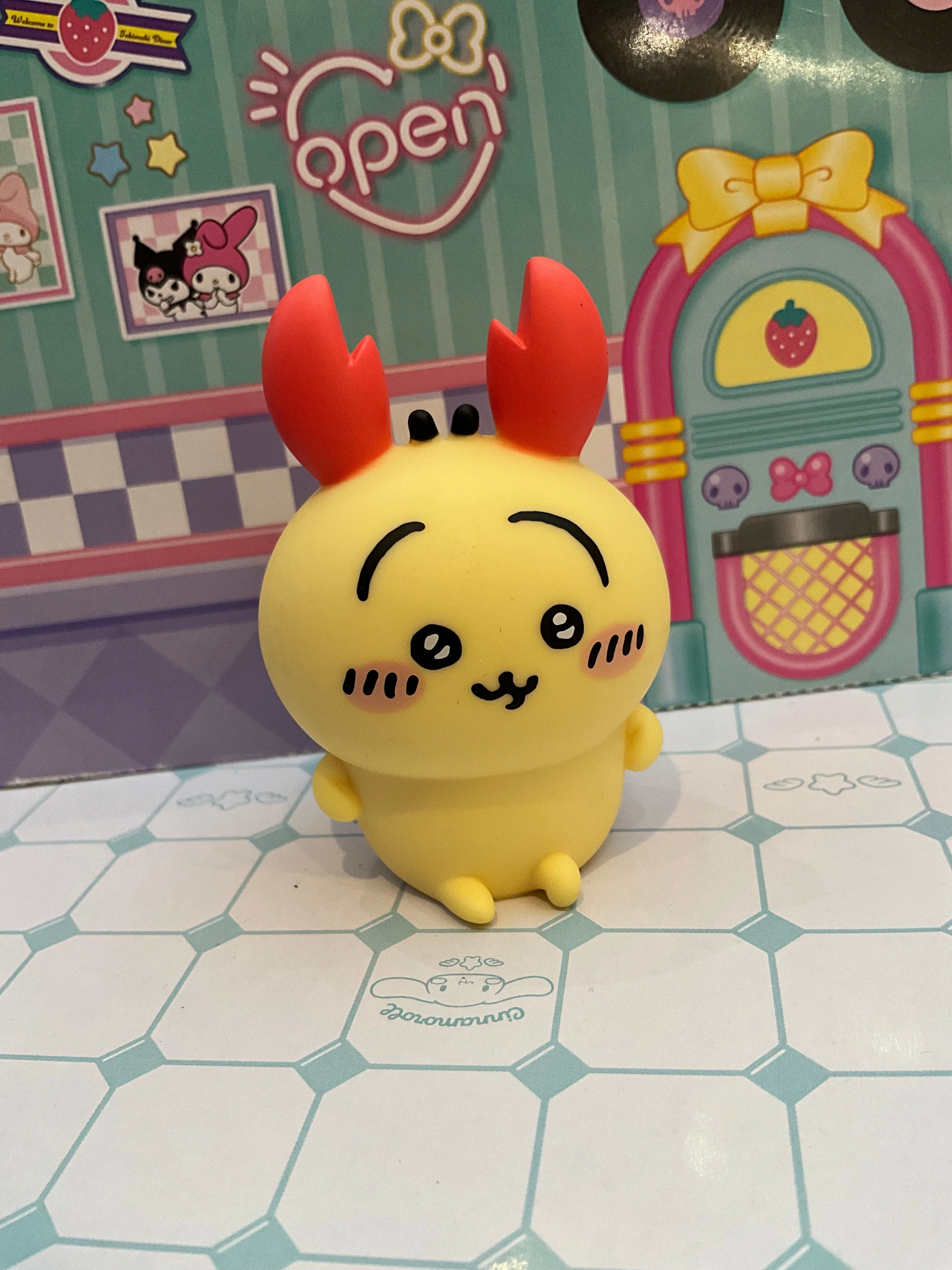 Action Product Full Set Chiikawa and Friends Crab Headband Vinyl Figure 6 Pieces Set (In-stock)