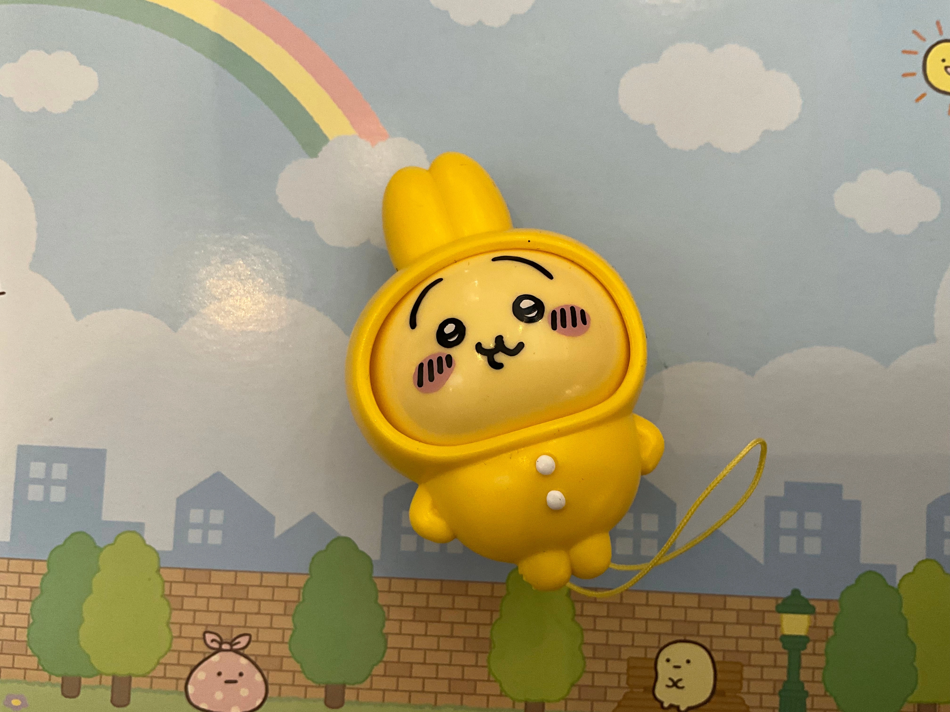 Designer Collectible Chiikawa and Friends Pajama Party Figure Keychain 4 Pieces Set (In-stock)