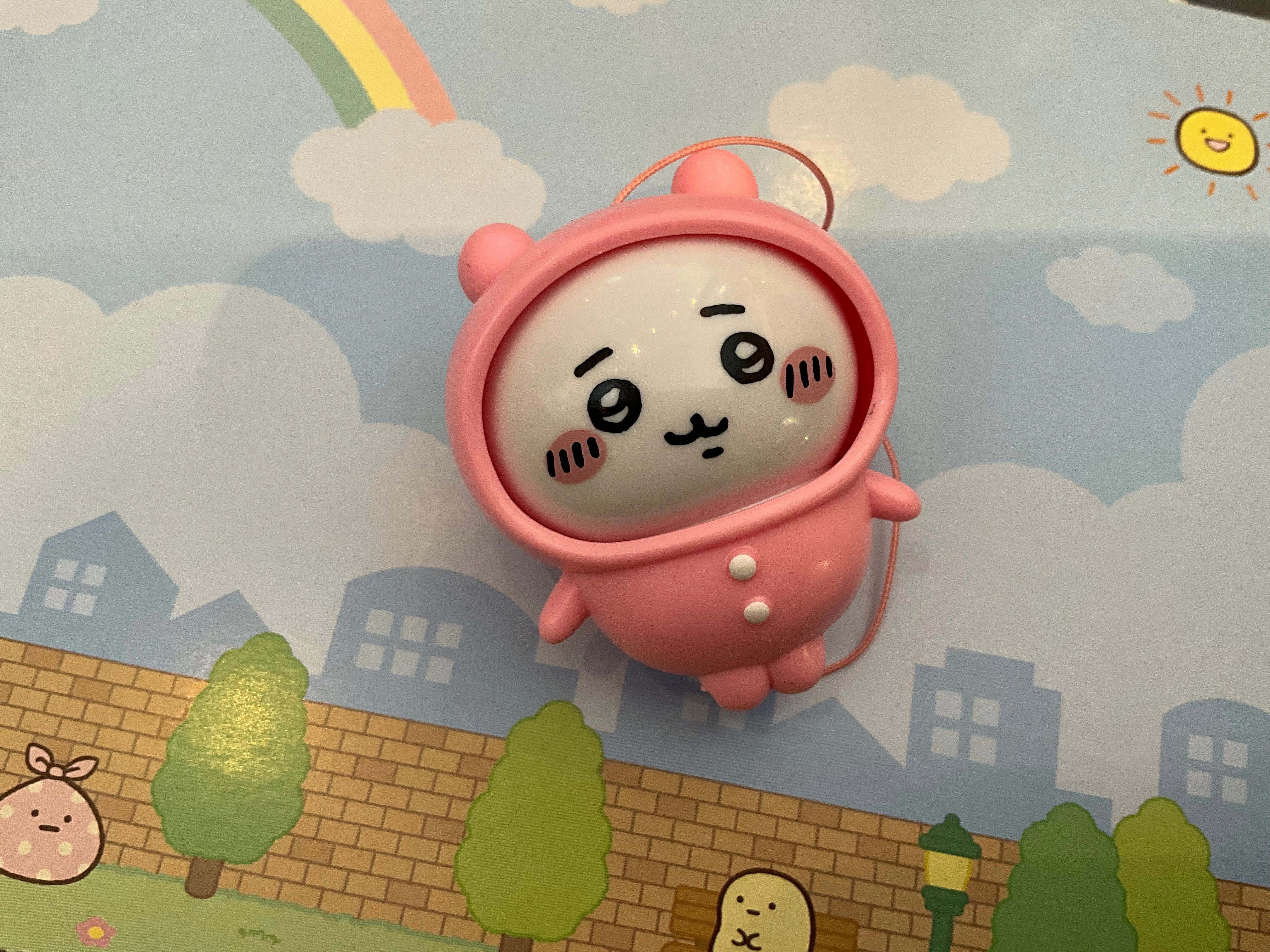 Chiikawa and Friends Pajama Party Figure Keychain 4 Pieces Set (In-stock) Local Favorite Arcade Game