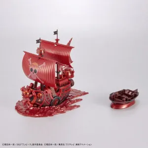 Rarity Value Gallery Worthy Bandai One Piece Grand Ship Collection Thousand Sunny (Movie Red Commemorative Color Ver.) Model Kit