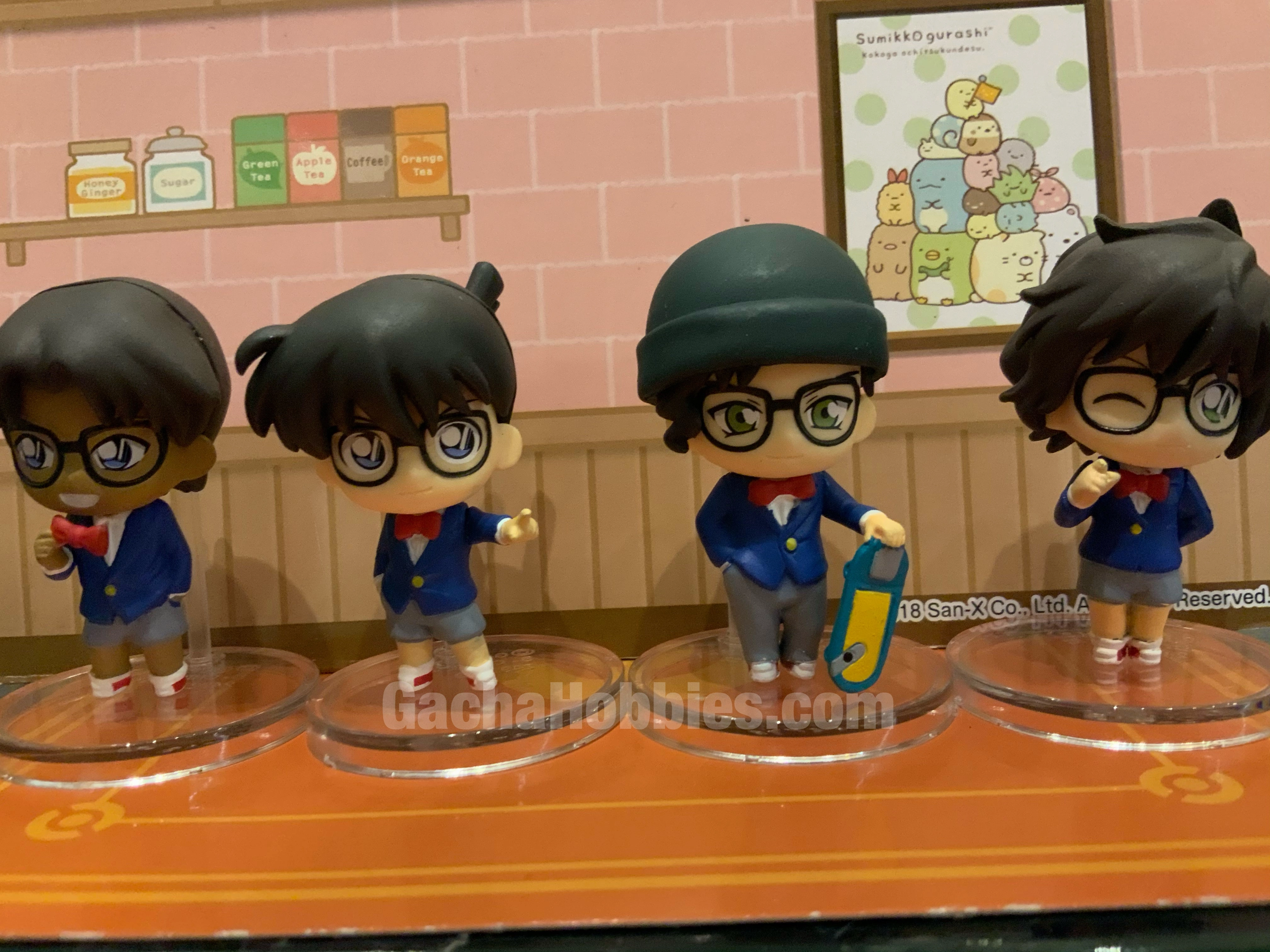 Vinyl Collectible Detective Conan Team Figure 4 Pieces Set (In-stock)