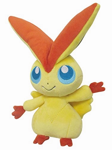 "Pokemon" Allstar Collection Plush PP74 Victini (S Size) Famous Scientist