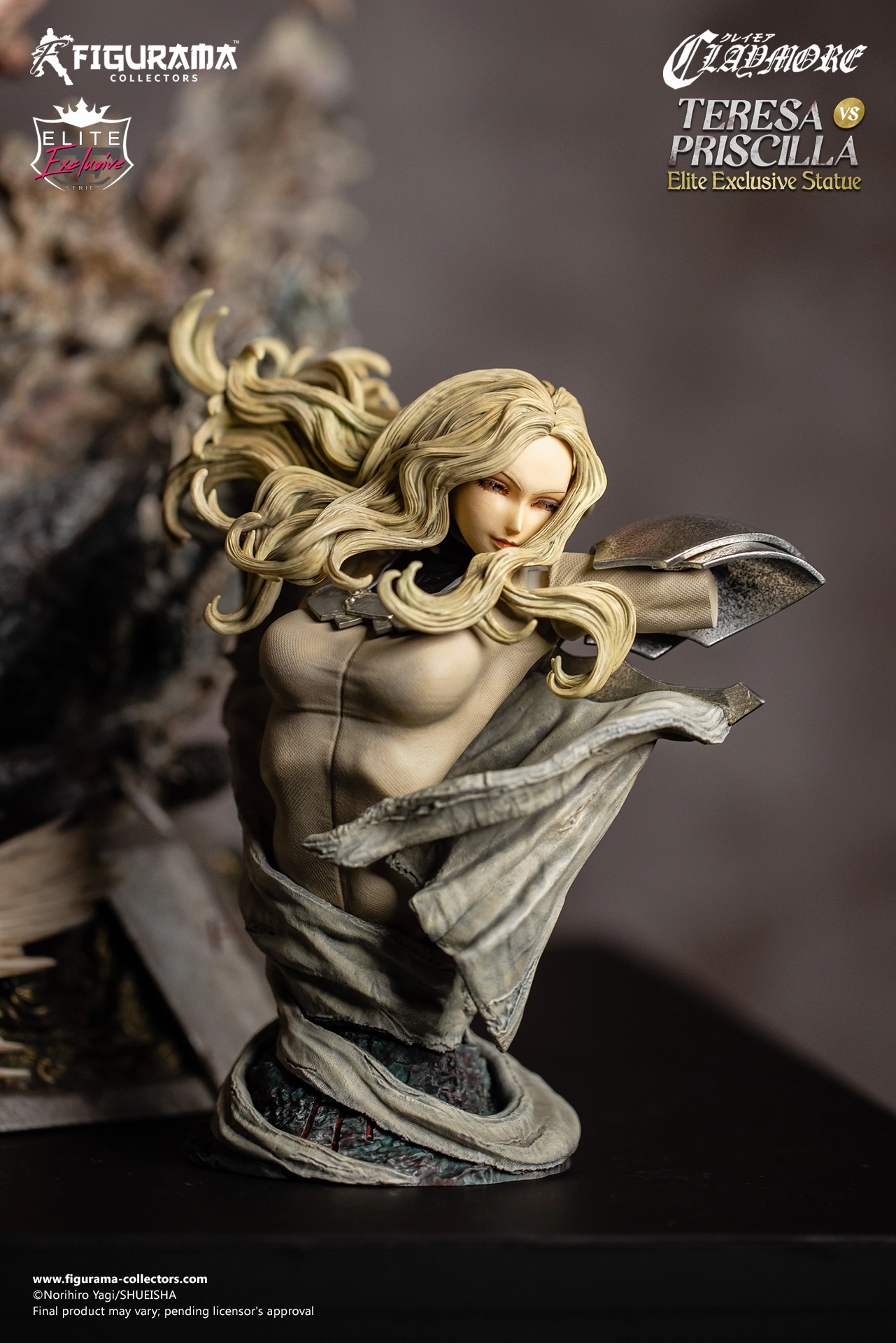Claymore: Teresa vs. Priscilla Elite Exclusive Statue Anime Decor Action Display