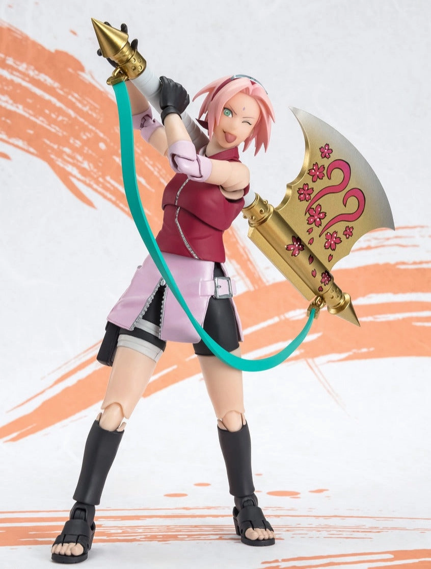 S.H. Figuarts Naruto Shippuden Sakura Haruno (NARUTOP99 Edition) Action Figure Premium Collectible Emerging Brand