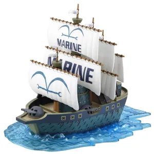 PC Game Bandai One Piece Grand Ship Collection #07 Marine Warship Model Kit