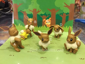 Collectible Merchandise Pokemon Eevee Only Figures Vol.2 5 Pieces Set (In-stock)