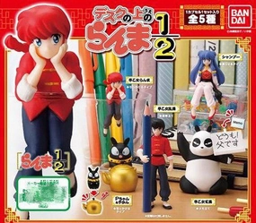 BANDAI Ranma Stationary Figure 5 Pieces Set (In-stock) Fantasy Vehicle