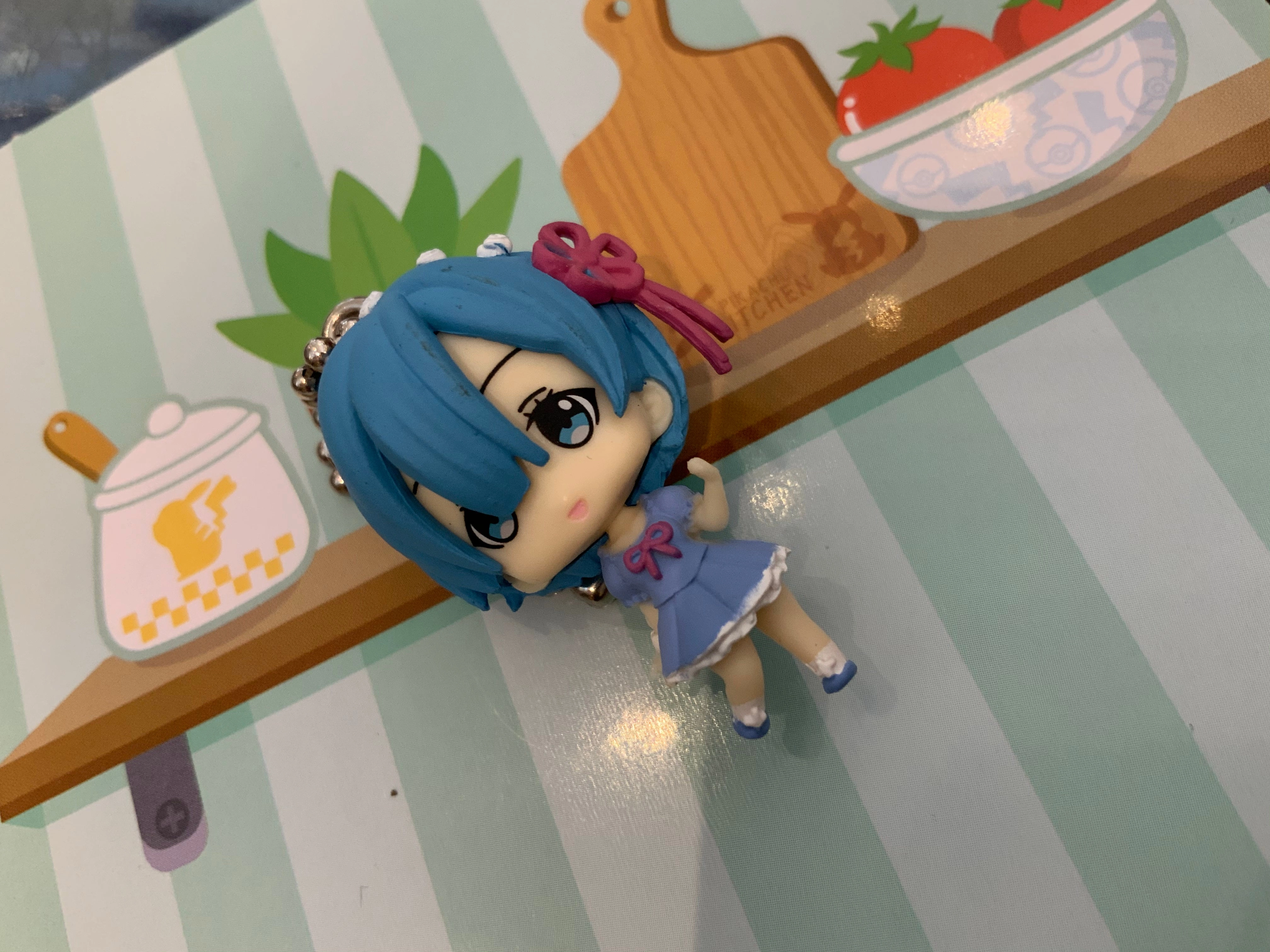 Re: Zero Ram And Rem Mini Figure Keychain 5 Pieces Set (In-stock) Designer Toy