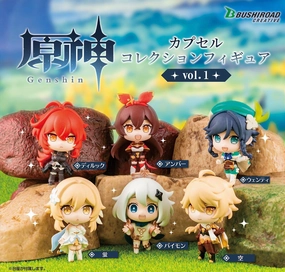 Genshin Impact Character Mini Figure Vol.1 6 Pieces Set (In-stock) Art Merchandise
