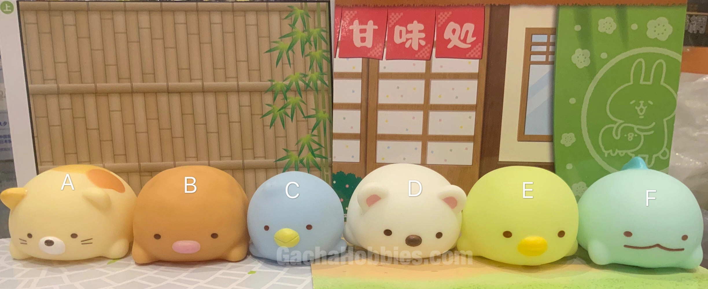 Fairy tale Sumikko Gurashi Luminous Figure 6 Pieces Set ( In-stock)