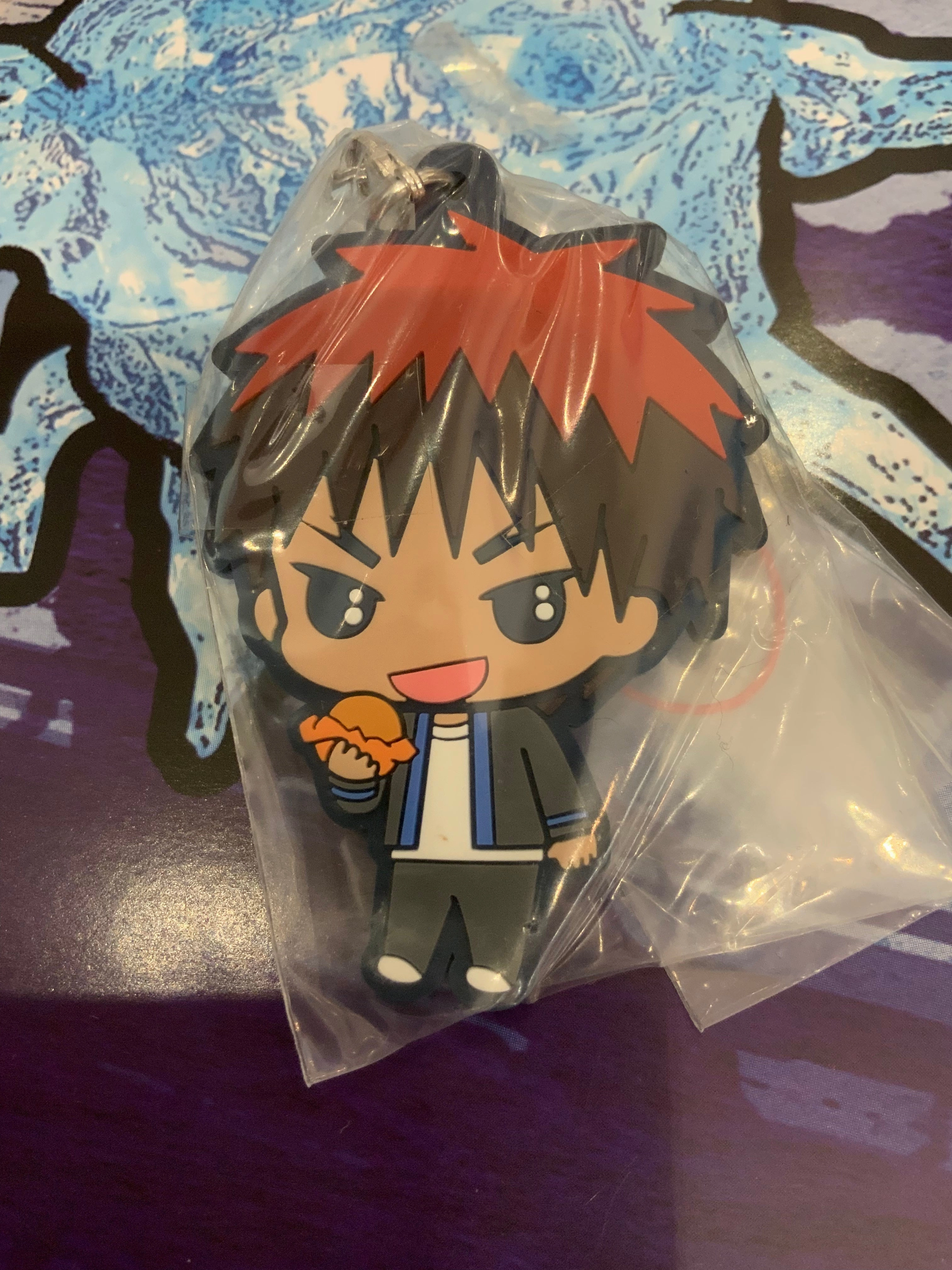 Anime Item Modernist Sculpture Kuroko no Basketball Off Shot Edition Rubber Keychain 8 Pieces Set (In-stock)