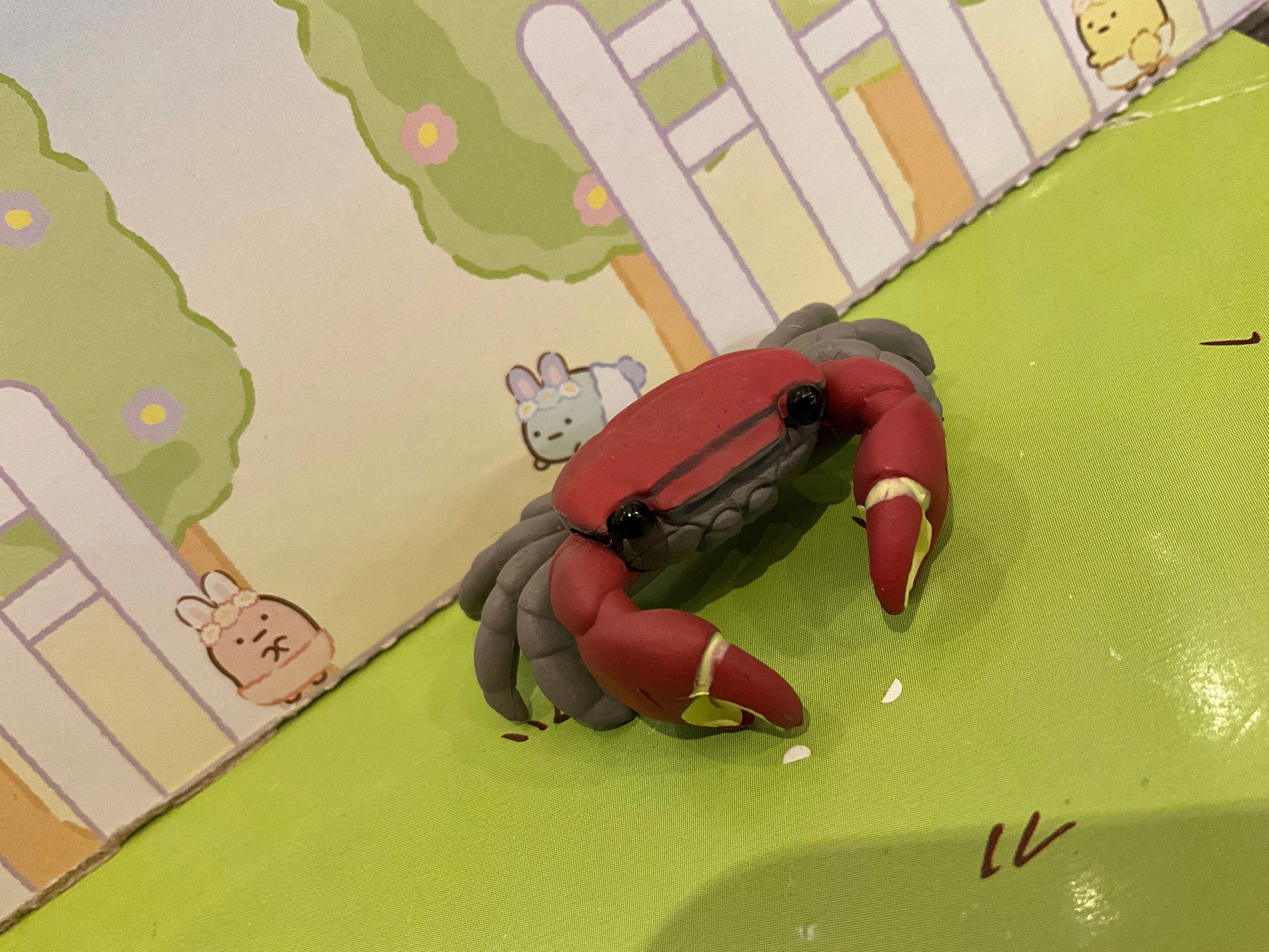 Colourful Crabs Cable Holder Figure Vol.3 5 Pieces Set (In-stock) Unicorn Statue