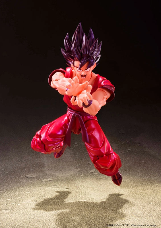 S.H. Figuarts Dragon Ball Z Son Goku Kaio-Ken Ver. Action Figure Miniature Unit Limited Object