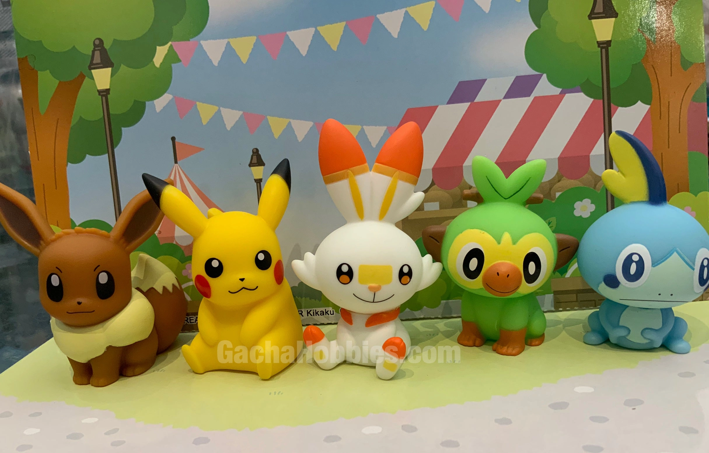 Display Model Fast shipping Pokemon Sword and Shield Sofubi Figure Vol.2 5 Pieces Set (In-stock)