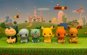 Custom Arrangement Pokemon Sword and Shield Figure Clip Vol.1 6 Pieces Set (In-stock)