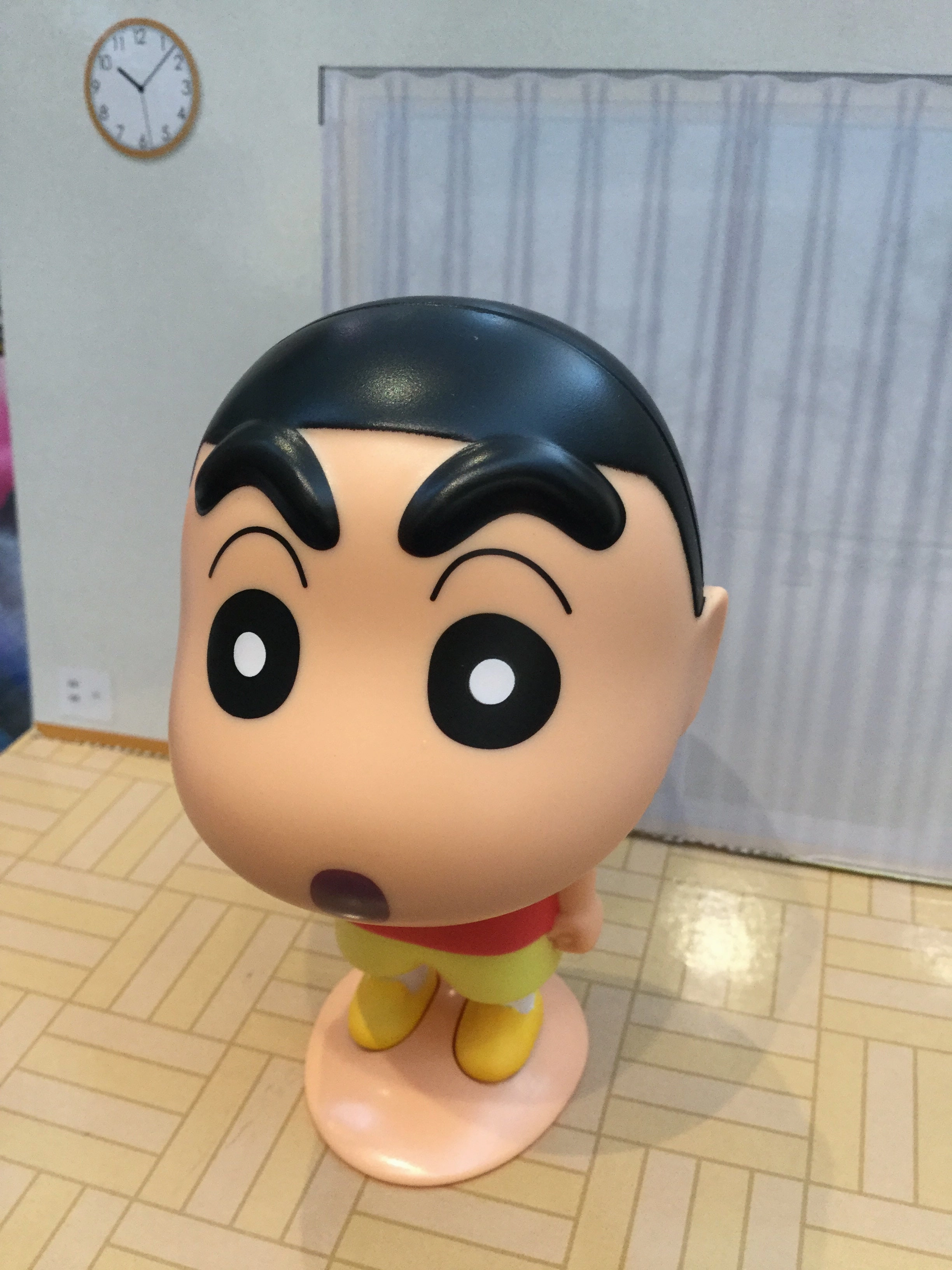 Collectible Creation Sports Memorabilia Crayon Shin-Chan Big Head Sitting Figure Set 4 Pieces (In-stock)
