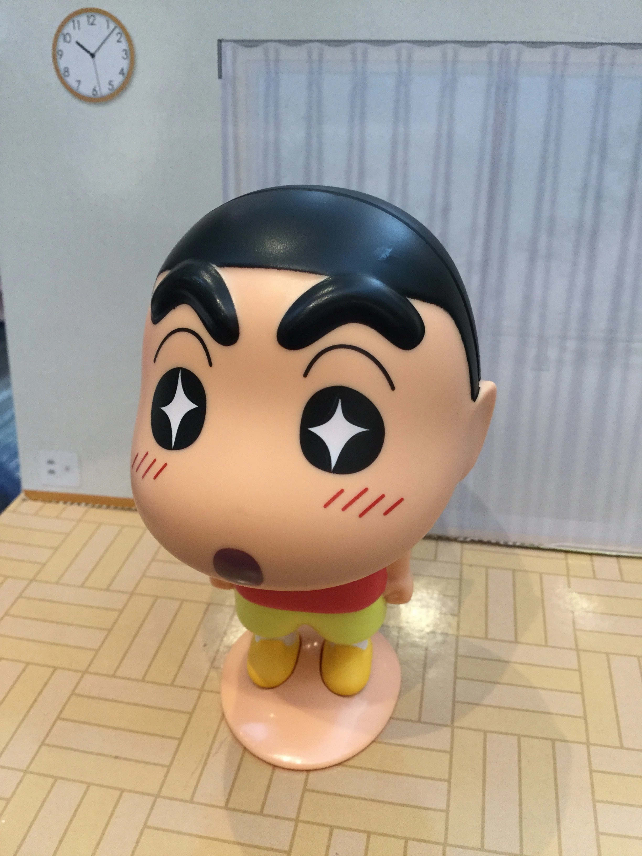 Steampunk Design Crayon Shin-Chan Big Head Sitting Figure Set 4 Pieces (In-stock)