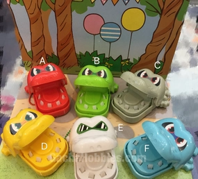 Amateur Hobby Exhibition Ready Crocodile Fun Game Keychain Set 6 Pieces (In-stock)
