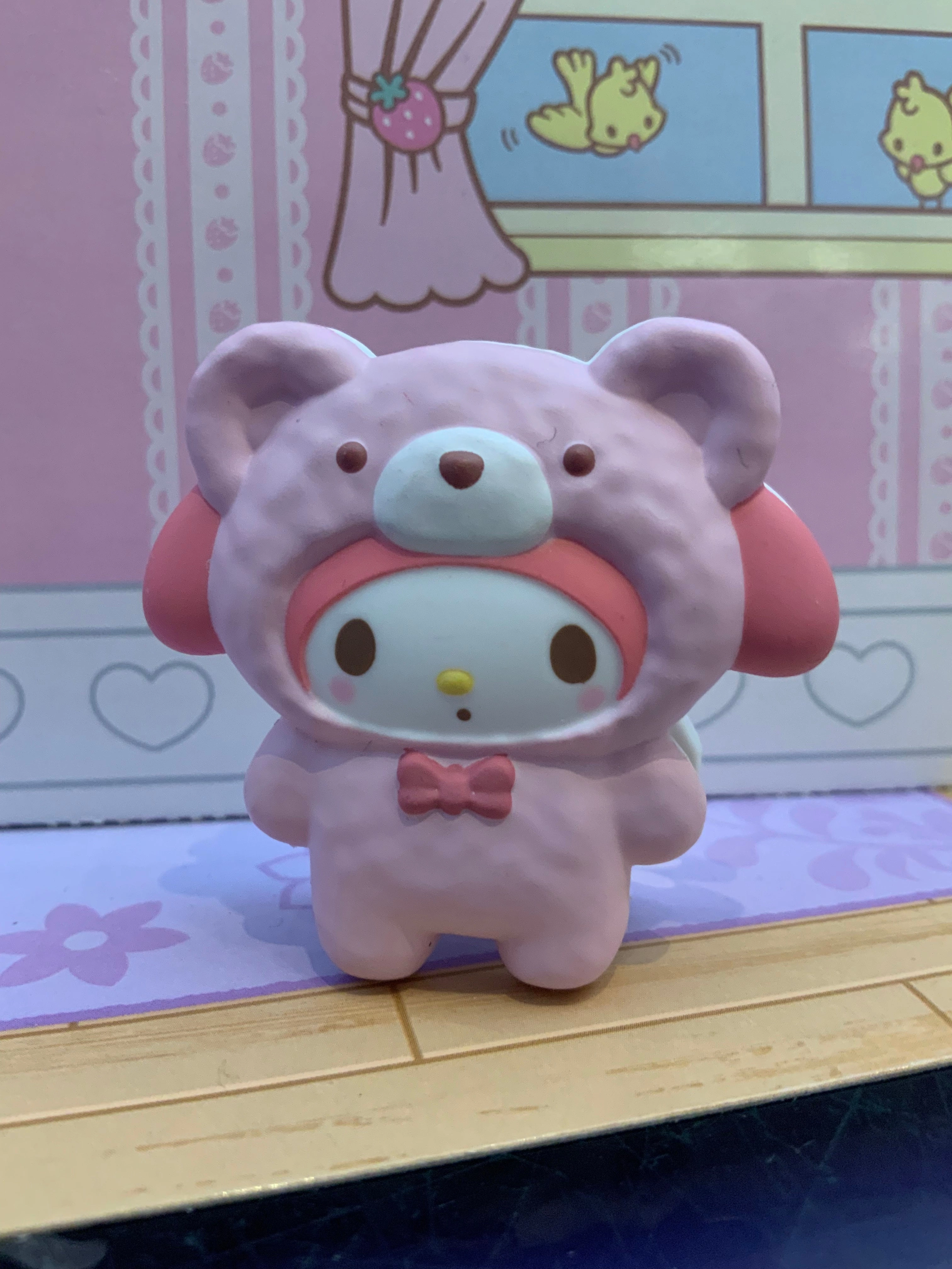 Sanrio Characters Bear Clip 5 Pieces Set (In-stock) PVC Collectible