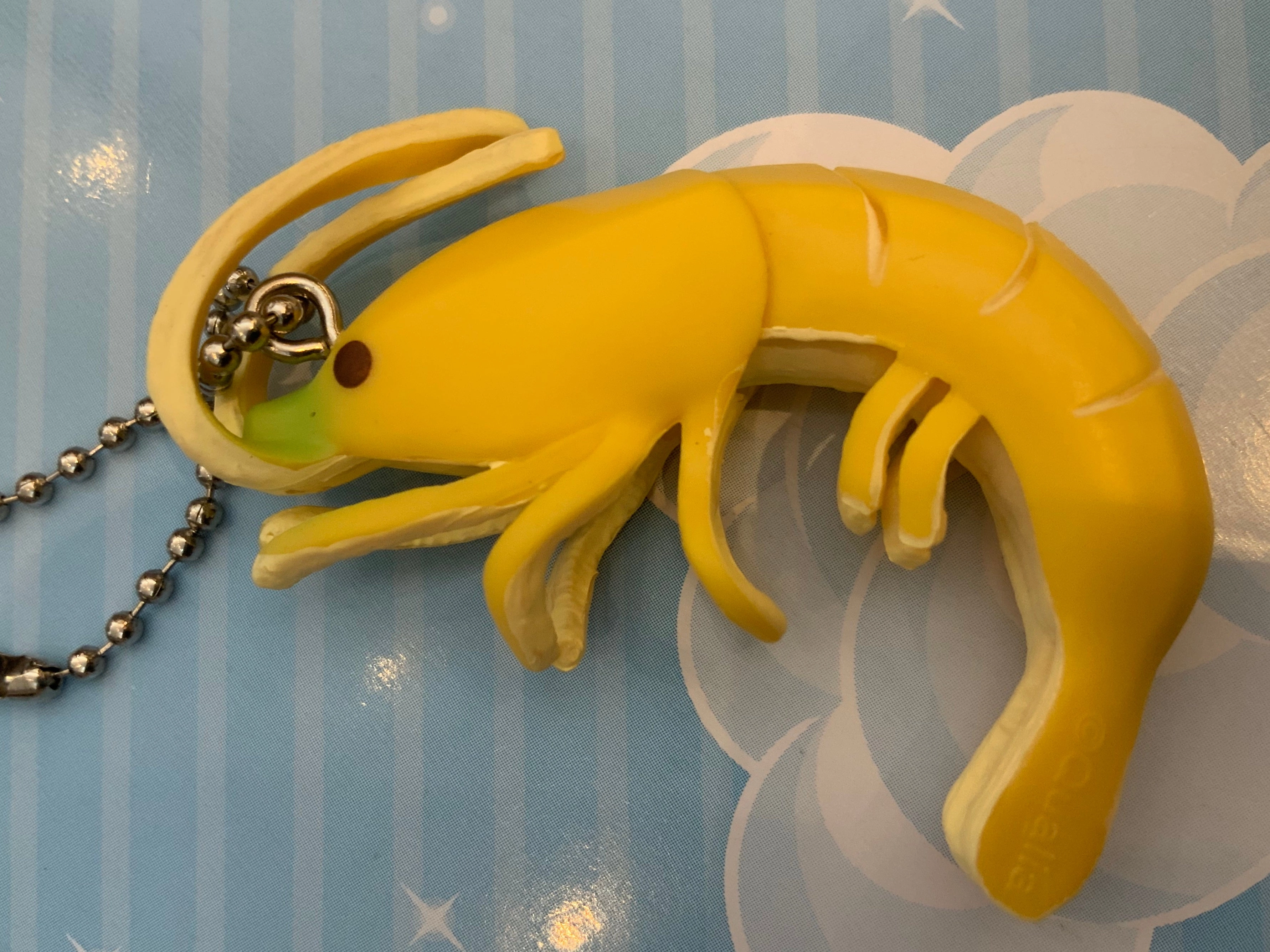 Engineering Toy Recognition Gift Banana Marine Life Figure Keychain 6 Pieces Set (In-stock)