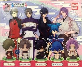 Premium Toy Established Maker Suwarasetai Touken Ranbu Mini Figure Vol.1 5 Pieces Set (In-stock)