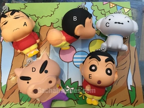 Gashapon Crayon Shin-Chan Squishy Keychain (In Stock) Loyal Customer