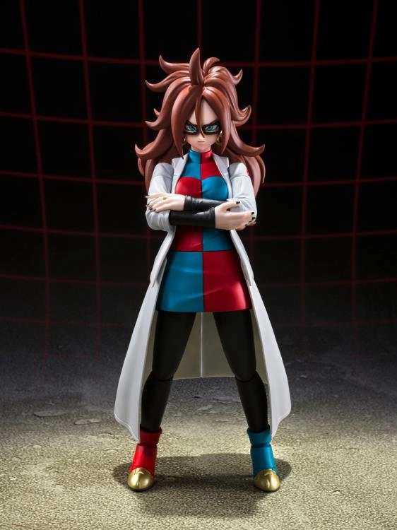 S.H. Figuarts Dragon Ball FighterZ Android 21 (Lab Coat) Exclusive Action Figure Fantasy Unit Plastic Statue