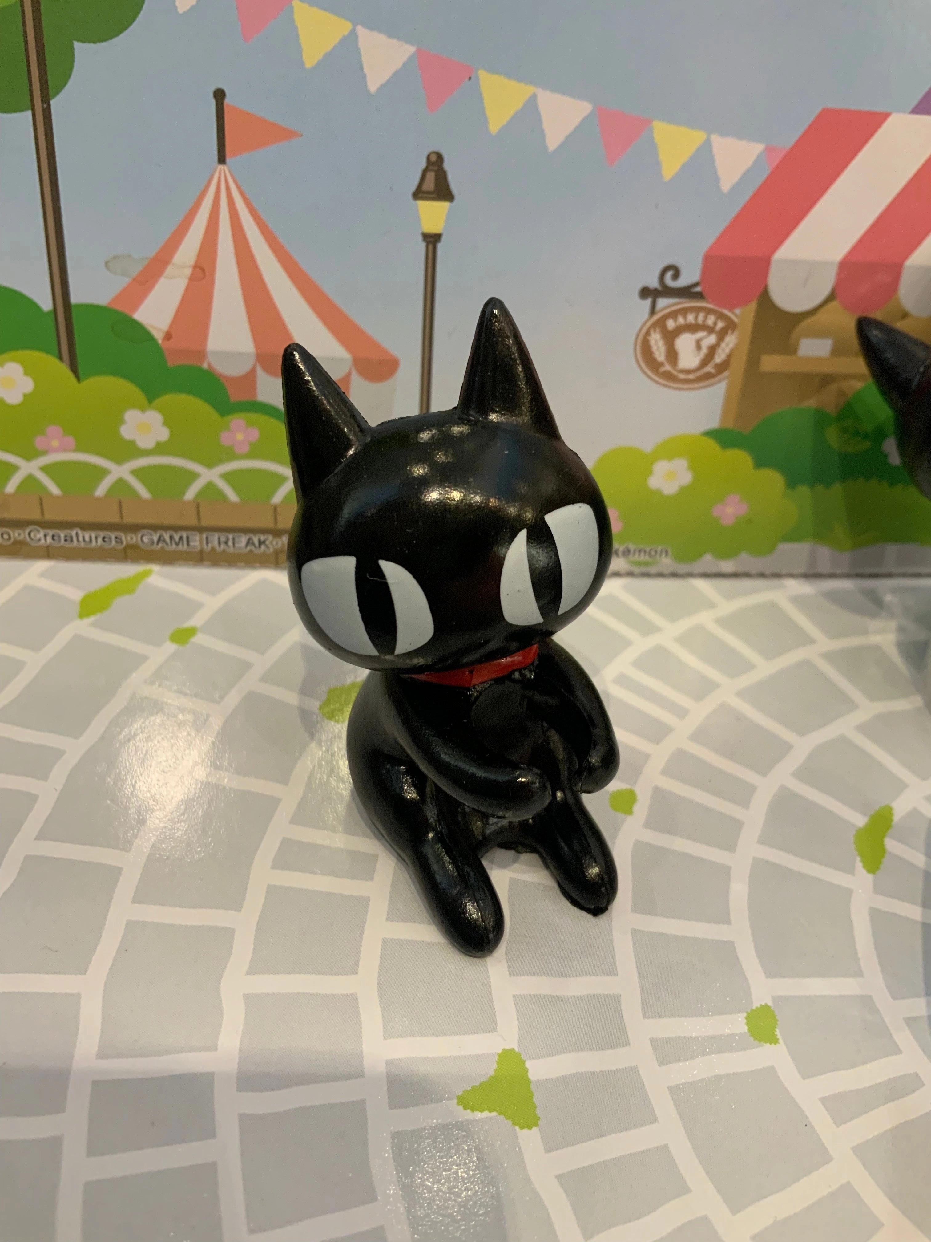 Chibi Model Paper Model Nichijou Sakamoto Black Cat Figure 5 Pieces Set (In-stock)