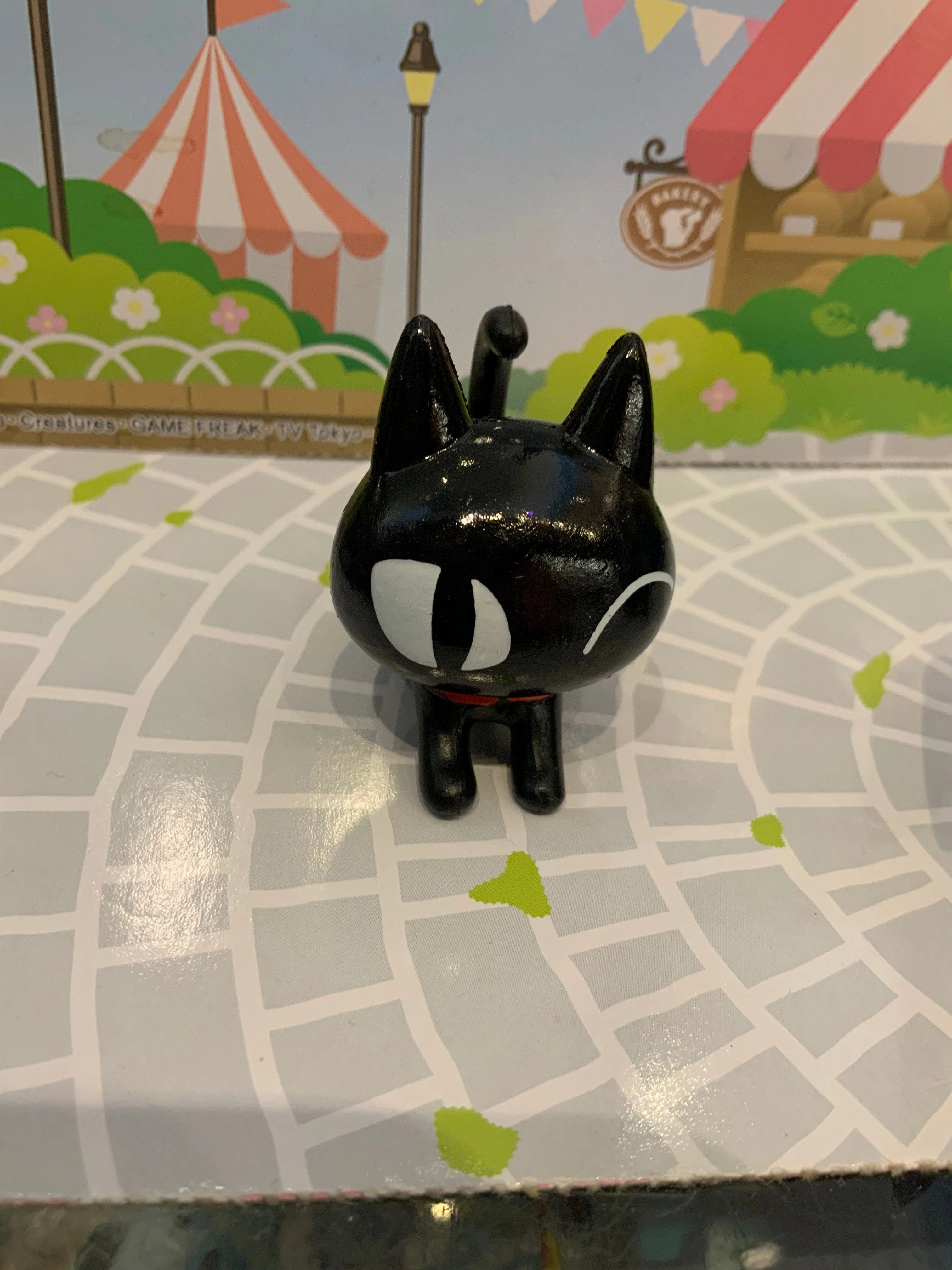 Interchangeable Part Nichijou Sakamoto Black Cat Figure 5 Pieces Set (In-stock)