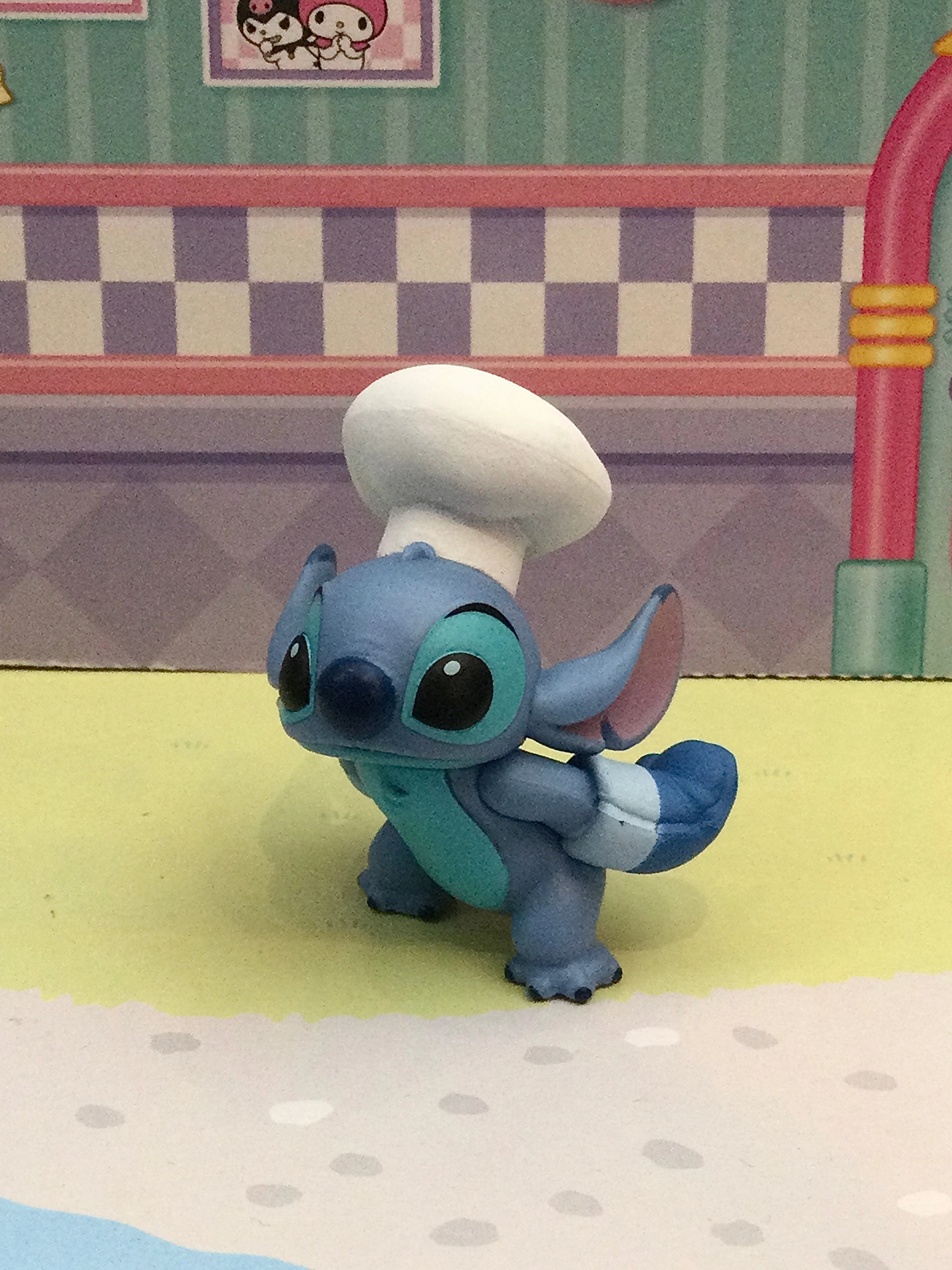 Disney Stitch Aloha Daily Life Small Figure 4 Pieces Set (In-stock) Ocean Animal