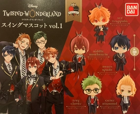 Disney Twisted Wonderland Character Mini Figure Keychain Vol.1 5 Pieces Set (In-stock) Best Seller Antique Reproduction