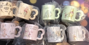 Disney Winnie the Pooh Cup Keychain 8 Pieces Set (In-stock) Gaming Object