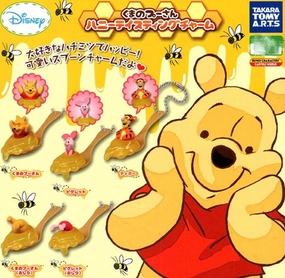 Modern Icon Disney Winnie the Pooh Honey Spoon Character Figure Keychain 5 Pieces Set (In-stock)