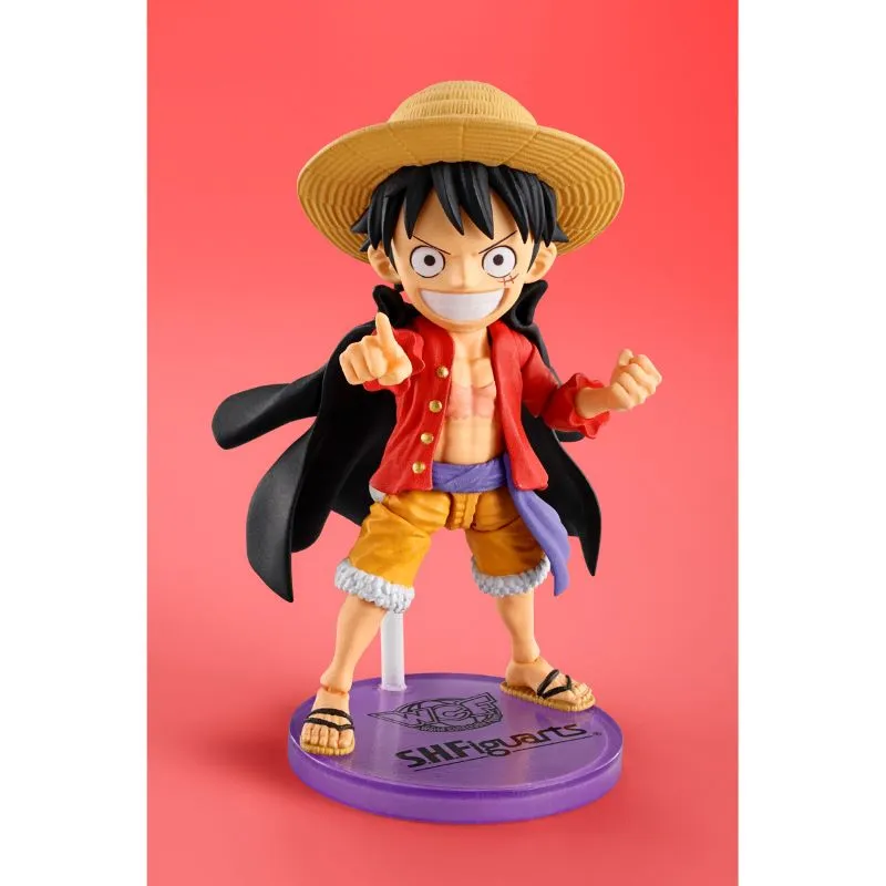 S.H. Figuarts X World Collectible Figure One Piece Monkey D. Luffy (Web Store Exclusive Ver.) Action Figure Superhero Collectible Crystal Figure