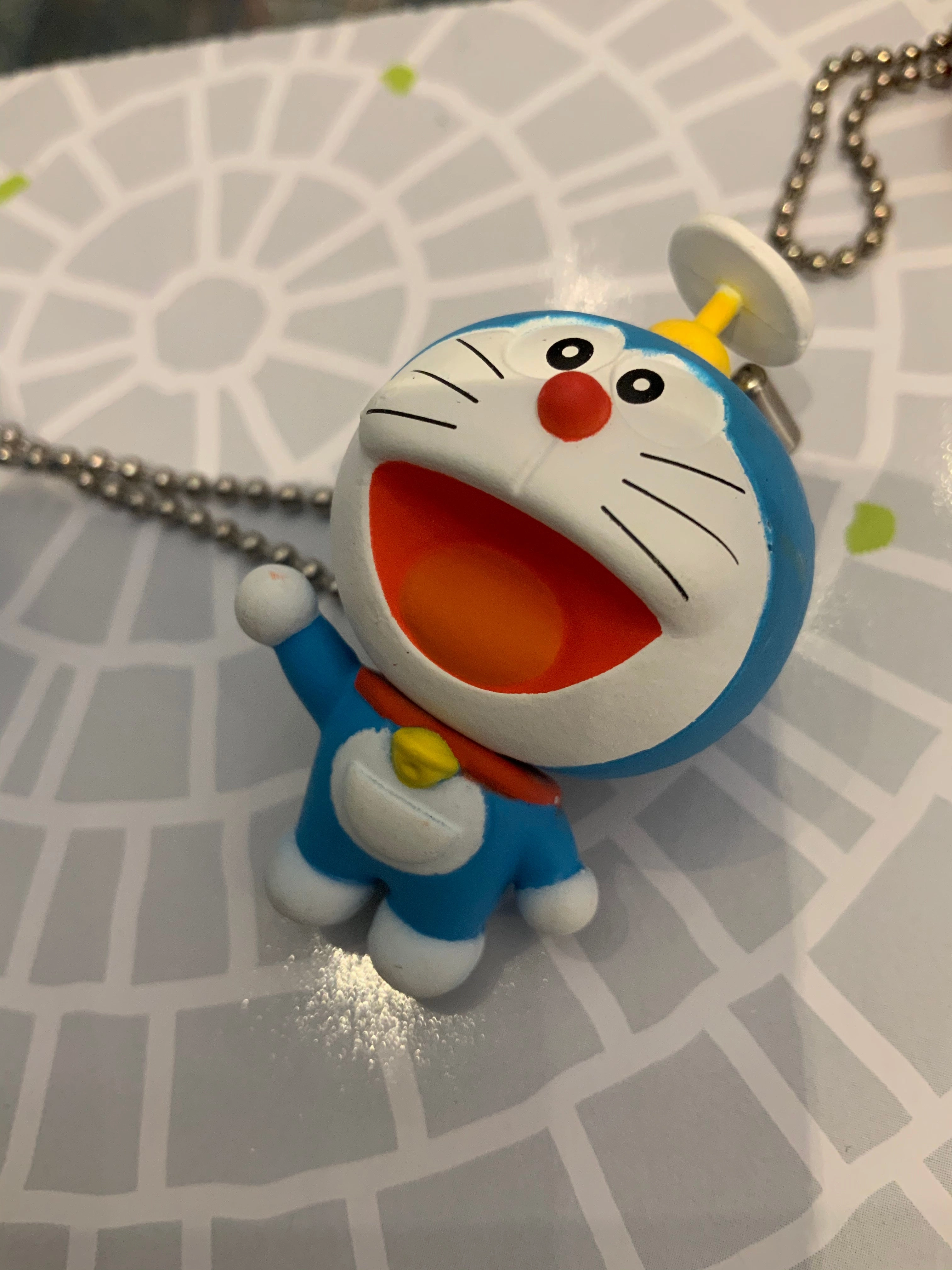 Gaming Goods Doraemon 50th Anniversary Character Figure Keychain 5 Pieces Set (In-stock)