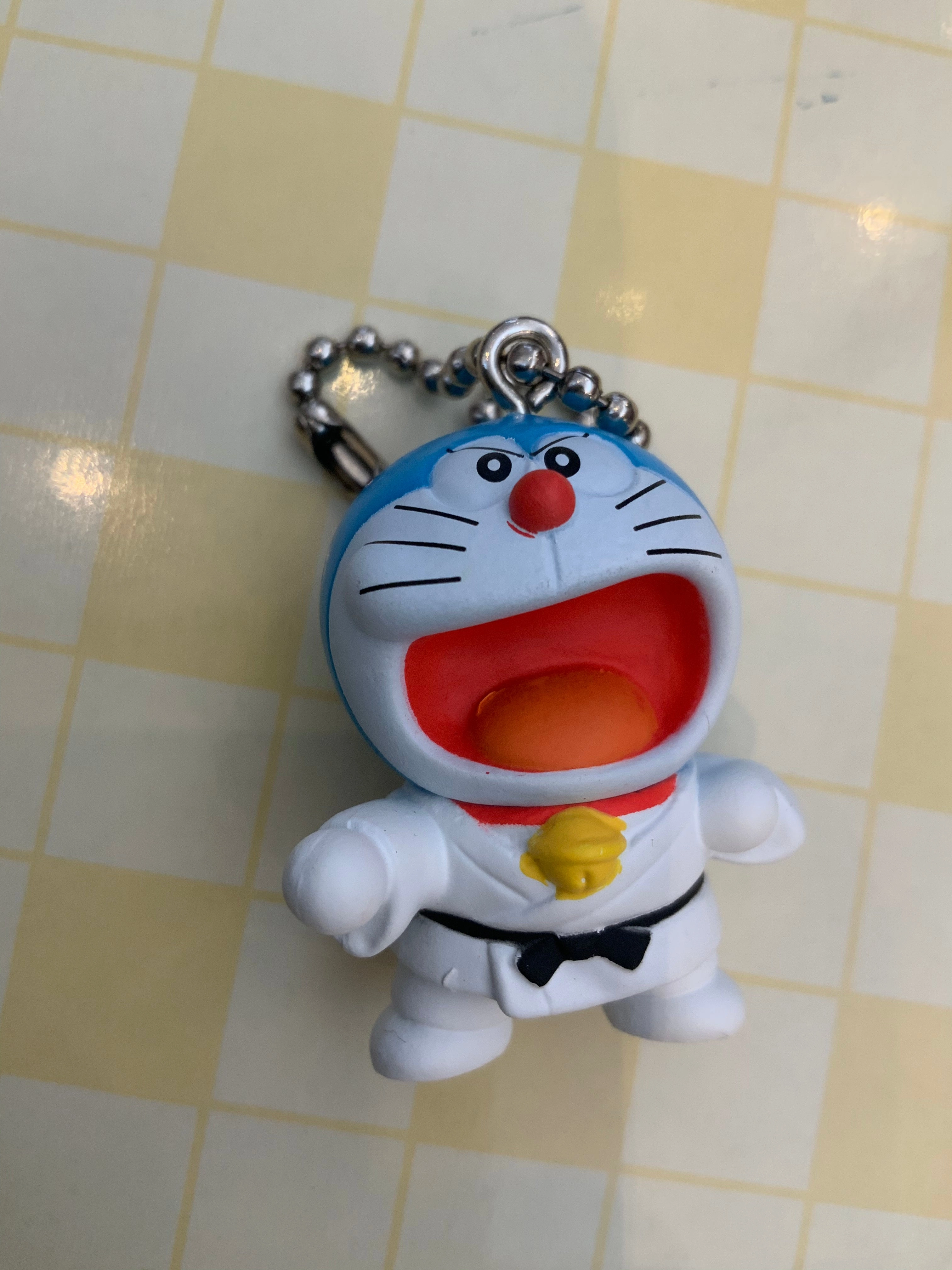 Educational Toy Doraemon 50th Anniversary Sports Figure Keychain 5 Pieces Set (In-stock)