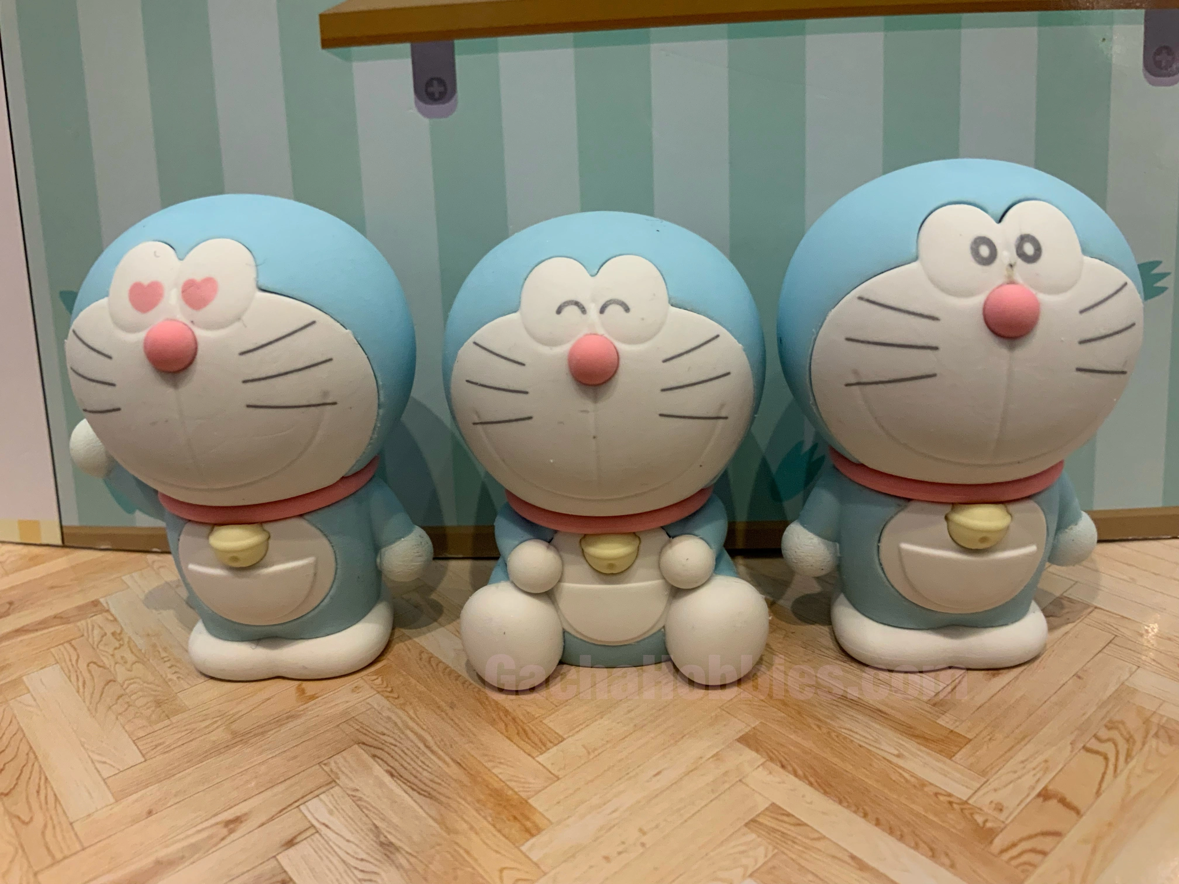 Doraemon Eraser Small Figure 3 Pieces Set (In-stock) Miniature Model