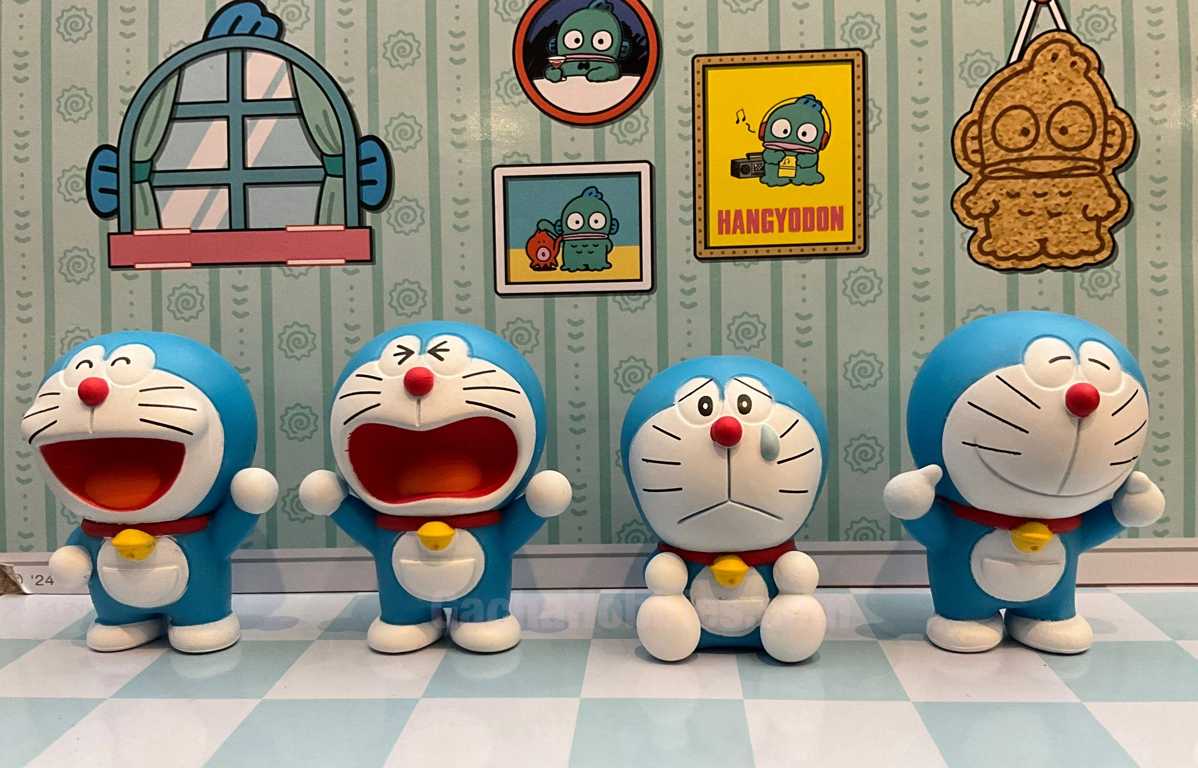 Recognition Gift Modular Design Doraemon Mood Sofubi Figure Vol.2 4 Pieces Set (In-stock)