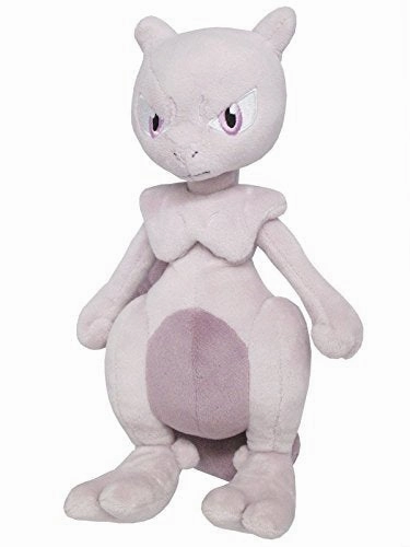 Vinyl Collectible Miniature Display "Pokemon" Plush All Star Collection PP24 Mewtwo (S Size)