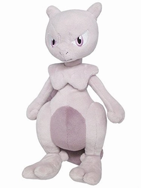 Vinyl Collectible Miniature Display "Pokemon" Plush All Star Collection PP24 Mewtwo (S Size)